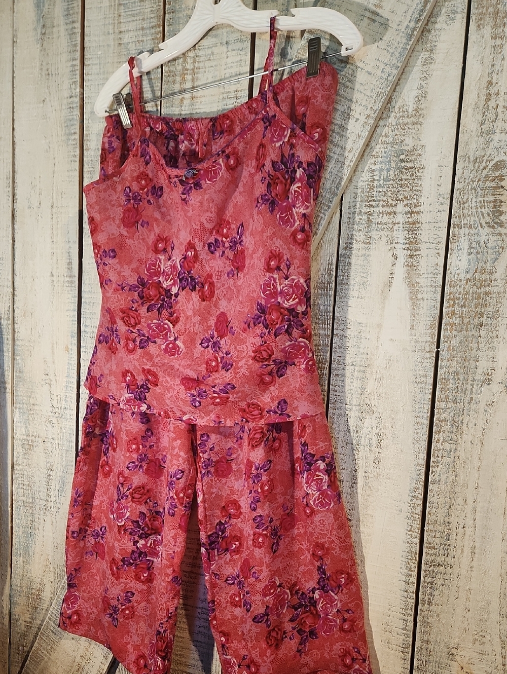 MURANO M  sleepwear 2piece Set Pinks And Purple Loungewear